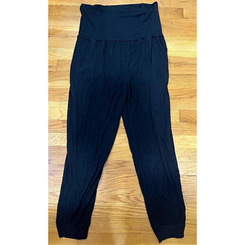 HATCH Women's Maternity Medium Black Jogger Pants Modal Spandex Stretch